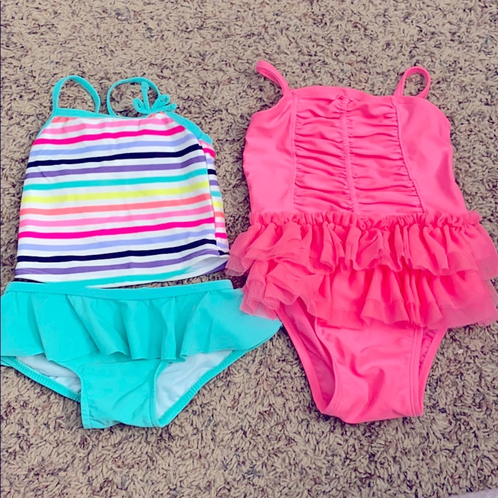 2 Swimsuits 12-18 months
